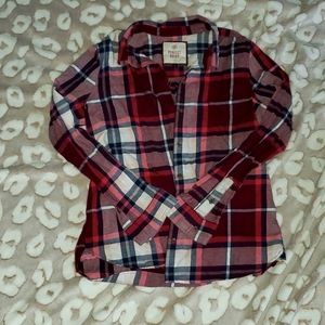 Plaid button down
